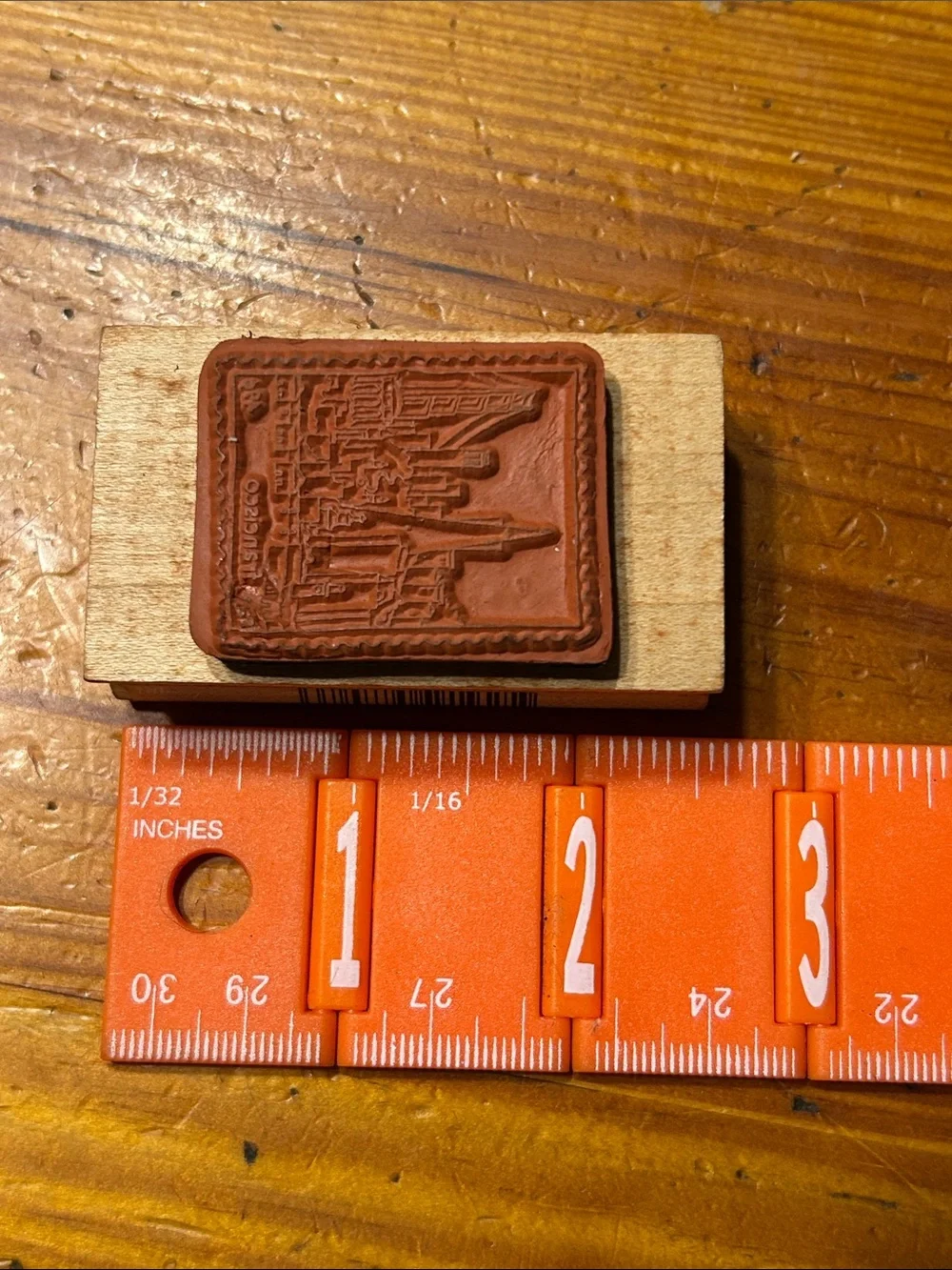 Wooden San Francisco Stamp